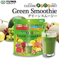 Yuwa "Зеленый смузи" Очищающая диета для стройности - семь диетических компонентов, яблочно-ягодный вкус, 150 гр. - на 25 порций.