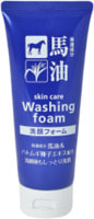 Cosme Station "Horse Oil & Hatomugi Washing Foam" Пенка для умывания и удаления макияжа, с лошадиным маслом и экстрактом бусенника, 130 гр.