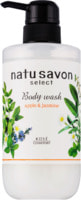 Kose Cosmeport "Softymo Natu Savon Body Wash Moist" Жидкое мыло для тела увлажняющее, с натуральными ингредиентами, с ароматом яблока и жасмина, 500 мл.