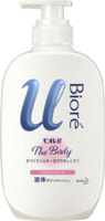KAO "Biore U" Увлажняющее жидкое мыло для тела, аромат цветочного букета, диспенсер, 480 мл.
