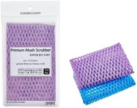SC "Premium Mesh Scrubber" Мочалка-сетка для мытья посуды и кухонных поверхностей, с ворсистой полиэстеровой нитью, жесткая, 25 х 20 см, 1 шт.