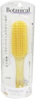 Ikemoto "Botanical Amani Oil" Щетка для ухода за поврежденными волосами, с маслом льна, для укладки волос, 1 шт.