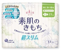 Daio Paper Japan "Elis Ultra Slim Maxi" Ультратонкие особомягкие гигиенические прокладки, c крылышками, "Макси", 27 см, 17 шт.