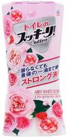 Earth Biochemical "Sukki-ri!" Жидкий дезодорант-ароматизатор для туалета, с цветочным ароматом, "Белые цветы", 400 мл.