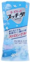 Earth Biochemical "Sukki-ri!" Жидкий дезодорант-ароматизатор для туалета, с ароматом свежести, "Цветочная свежесть", 400 мл.