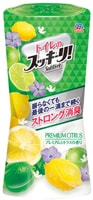 Earth Biochemical "Sukki-ri!" Жидкий дезодорант-ароматизатор для туалета, с фруктовым ароматом, "Премиальный цитрус", 400 мл.