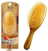 Ikemoto "Head Spa Tsubaki Oil Cushion Brush" Щетка для волос с маслом камелии, 1 шт.