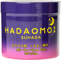 Akari "Hadaomoi Suhada" Ночной увлажняющий и питательный гель для лица и тела, с концентратом стволовых клеток человека, 290 г.