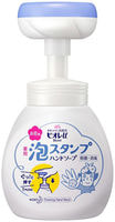 KAO "Biore U Foaming Stamp Hand Soap" Антибактериальное мыло-пенка для рук, с дозатором в форме цветка, для всей семьи, с ароматом свежести, 250 мл.