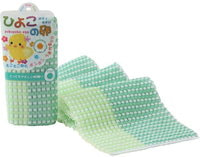 Yokozuna "Pokopoko egg" Мочалка-полотенце для детей, зелёная, 1 шт.
