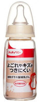 Chu Chu Baby Стеклянная бутылочка для кормления с силиконовой соской, с узким горлышком, 150 мл.