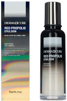 FarmStay "Derma Cube Red Propolis Emulsion" Питательная эмульсия с прополисом и гибискусом, 140 мл.