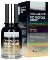 FarmStay "Derma Cube Red Propolis Essence" Питательная эссенция с прополисом и гибискусом, 70 мл.