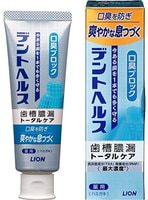 Lion "Dent Health" Зубная паста для профилактики опущения, кровоточивости дёсен, галитоза и длительной свежести дыхания, коробка, 85 г