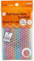 SC "Rainbow Mesh Scrubber" Мочалка-сетка для мытья посуды и кухонных поверхностей, жёсткая, 30 х 30 см.