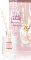 Kobayashi "Sawaday Stick Parfum Sparkling Pink" Натуральный аромадиффузор для дома, с чарующим цветочно-фруктовым ароматом, стеклянный флакон, 70 мл, 8 палочек.