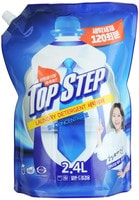 KMPC "Top Step Laundry Detergent" Жидкое средство для стирки "Сила 5 ферментов", антибактериальное, биоразлагаемое, 2,4 л.