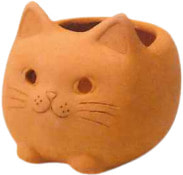 Yakushigama "Myay Cat" Горшок маленький, 8х8 см, 1 шт.