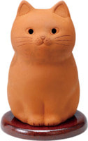 Yakushigama "Myay Cat" Курильница большая с подставкой, 11,5х17 см, 1 шт.