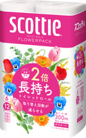 Scottie "Crecia Scottie Flower PACK 2" Туалетная бумага двухслойная, 50 м, 6 шт.