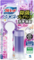 Kobayashi "Bluelet Stampy Lavender" Дезодорирующий очиститель-цветок для туалетов, с ароматом лаванды, 28 г.