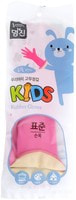MyungJin "Rubber Glove" Перчатки латексные хозяйственные, для детей 6-9 лет, цвет розовый, 29 х 17 см.