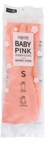 MyungJin "Rubber Glove MJ Pink S" Перчатки латексные хозяйственные, розовые, размер S, 33 х 19 см.