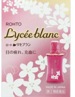 Rohto "Lycee Blanc" Увлажняющие капли для девушек от покраснения и усталости глаз, 12 мл.