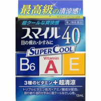 Lion "Smile 40 EX Super Cool" Освежающие капли для глаз с витаминами, 13 мл.