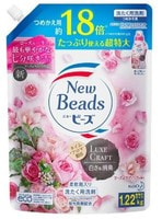 KAO "New Beads Luxe Craft" Мягкий гель для стирки белья "Цветочный Люкс", с ароматом розы и магнолии, мягкая упаковка, 1220 гр.