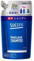 KAO "Success" Шампунь для мужчин, с лечебными ингредиентами и экстрактом эвкалипта, запасной блок, 320 мл.