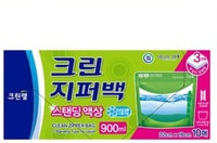 Clean Wrap Плотные полиэтиленовые пакеты на молнии для хранения и замораживания жидкости, 22 х 18 см, 10 шт.