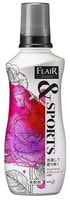 KAO "Flair Fragrance&Sports Splash Rose" Кондиционер-смягчитель для белья, с активной дезодорирующей формулой, аромат персика, личи и розы, 540 мл.