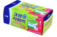 Clean Wrap Плотные полиэтиленовые пакеты на молнии для хранения и замораживания жидкости, 20 х 16,5 см, 600 мл, 50 шт.
