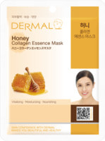 Dermal "Honey Collagen Essence Mask" Косметическая маска с коллагеном и экстрактом мёда, 23 г.
