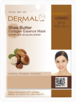 Dermal "Shea Butter Collagen Essence Mask" Косметическая маска с коллагеном и маслом ши, 23 г.