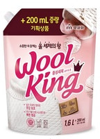 Mukunghwa "Wool King Liquid Detergent" Жидкое средство для стирки изделий из деликатных тканей, сменная упаковка, 1800 мл.