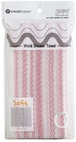 SC "Vivid Shower Towel" Мочалка для тела с объёмными нитями, мягкая, 20 см х 100 см, 1 шт.
