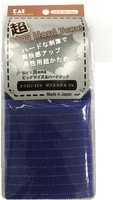 KAI Мочалка для мужчин с плотным плетением, жёсткая, темно-синяя, 28 х 120 см, 1 шт.