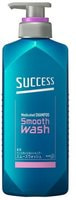 KAO "Success Smooth Wash" Мужской шампунь-кондиционер для глубокого очищения кожи головы, удаления неприятного запаха и шелушения, 400 мл.
