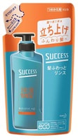 KAO "Success Lift Up Rinse" Мужской кондиционер для придания объема и ухоженного вида волосам, сменная упаковка, 320 мл.