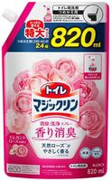 KAO "Toilet Magiclean" Спрей для чистки и дизенфекции туалета, с ароматом розы, сменная упаковка, 820 мл.
