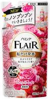 KAO "Flair Fragrance Floral Sweet" Кондиционер-смягчитель для белья, со сладким цветочно-фруктовым ароматом, сменная упаковка, 380 мл.
