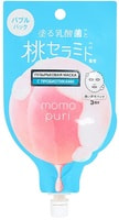 BCL "Momo Puri Bubble" Пузырьковая маска с пробиотиками, витаминами А, C, E и керамидами "Увлажнение и упругость", 20 г.