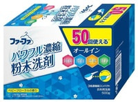 Nissan "FaFa Triple Concentrated Powder Detergent" Концентрированный стиральный порошок, с антибактериальным и отбеливающим эффектом, с ароматом цветов, 500 г.