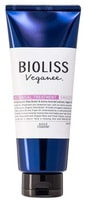 Kose Cosmeport "Bioliss Veganee Botanical Smooth" Разглаживающая органическая маска для волос, с натуральными маслами, аминокислотами и растительными экстрактами, аромат розы и черной смородины, 200 г.