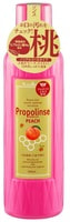 Pieras "Propolinse Peach" Ополаскиватель для полости рта, с индикацией загрязнения, с гиалуроновой кислотой и вкусом персика, 600 мл.