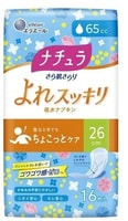 Daio Paper Japan "Elis Nature Maxi+" Ежедневные гигиенические прокладки, для обильных выделений с мягкой поверхностью, "Макси+", 26 см, 16 шт.