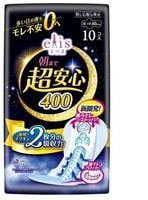 Daio Paper Japan "Elis Super+" Ультразащищающие ночные женские гигиенические прокладки, с крылышками, "Супер++", 40 см, 10 шт.