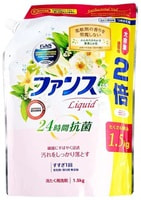 Daiichi "Funs" Жидкое средство для стирки белья, концентрированное, с антибактериальным эффектом, сменная упаковка, 1500 г.